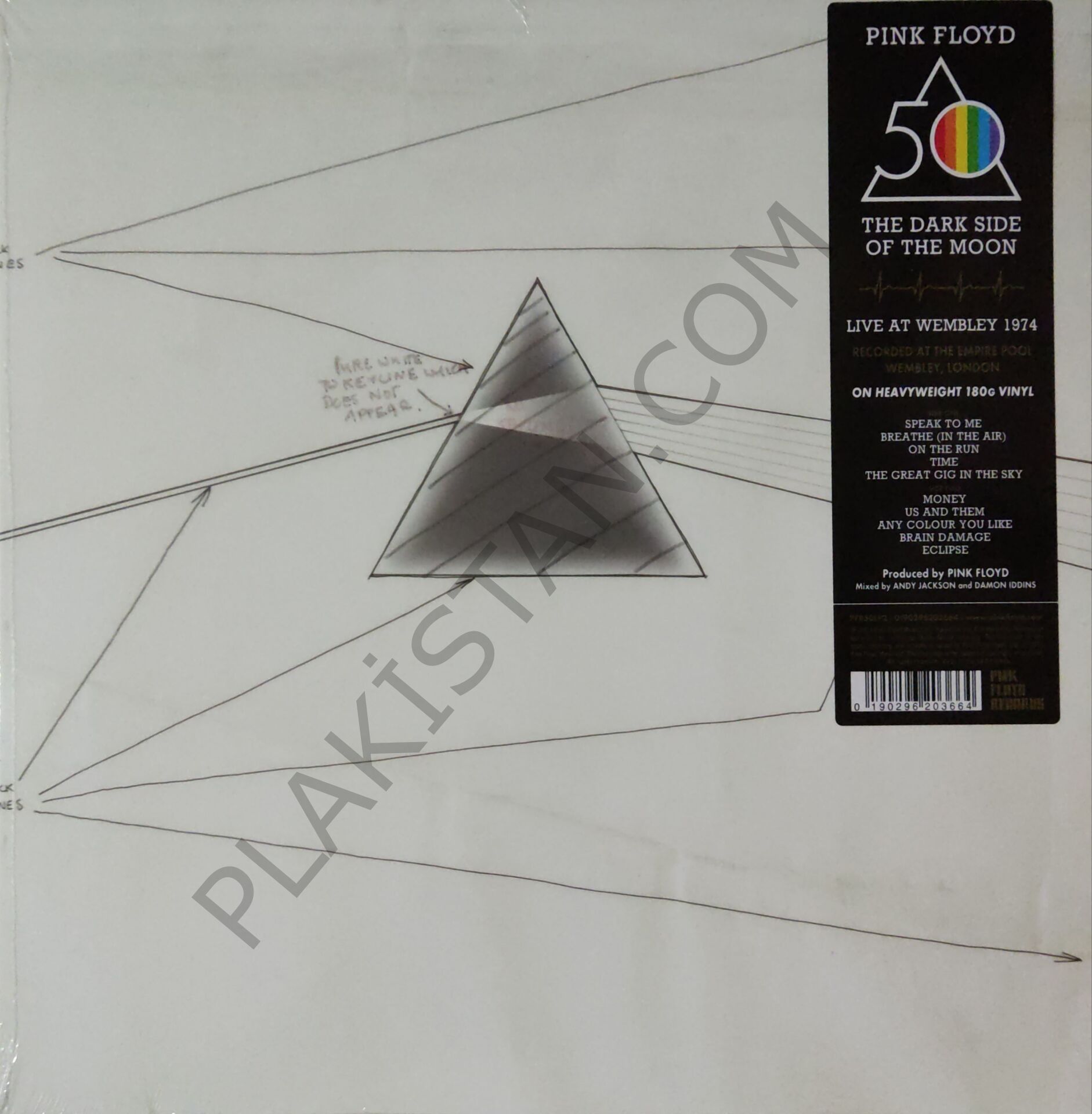Pınk Floyd - The Dark Side of the Moon: Live At Wembley 1974 - LP