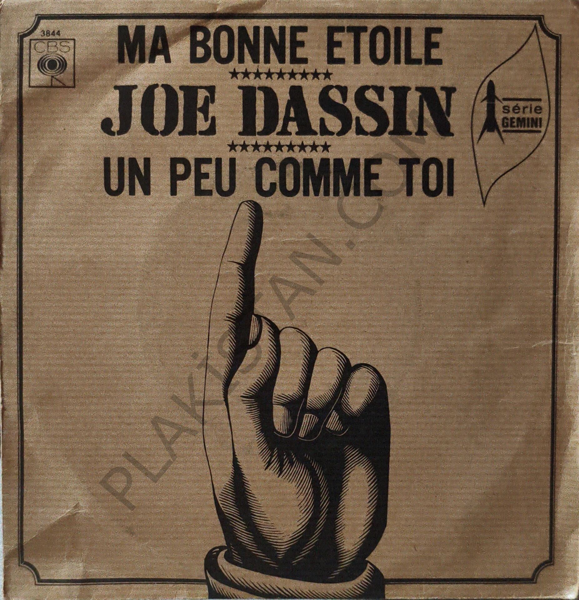 Joe Dassin – Ma Bonne Etoile / Un Peu Comme Toi 45 LİK PLAK