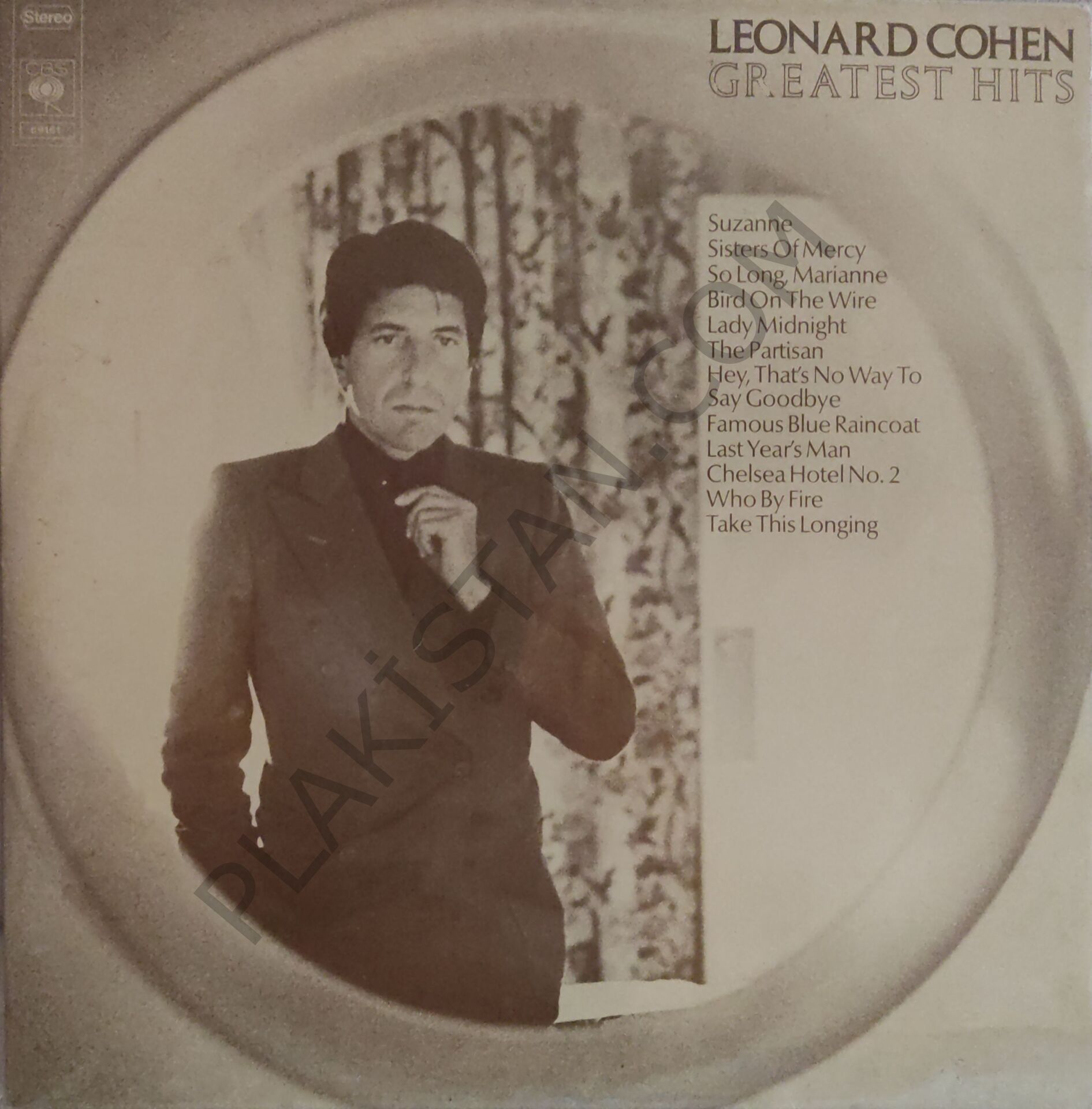 Leonard Cohen – Greatest Hits LP PLAK ( DÖNEM )