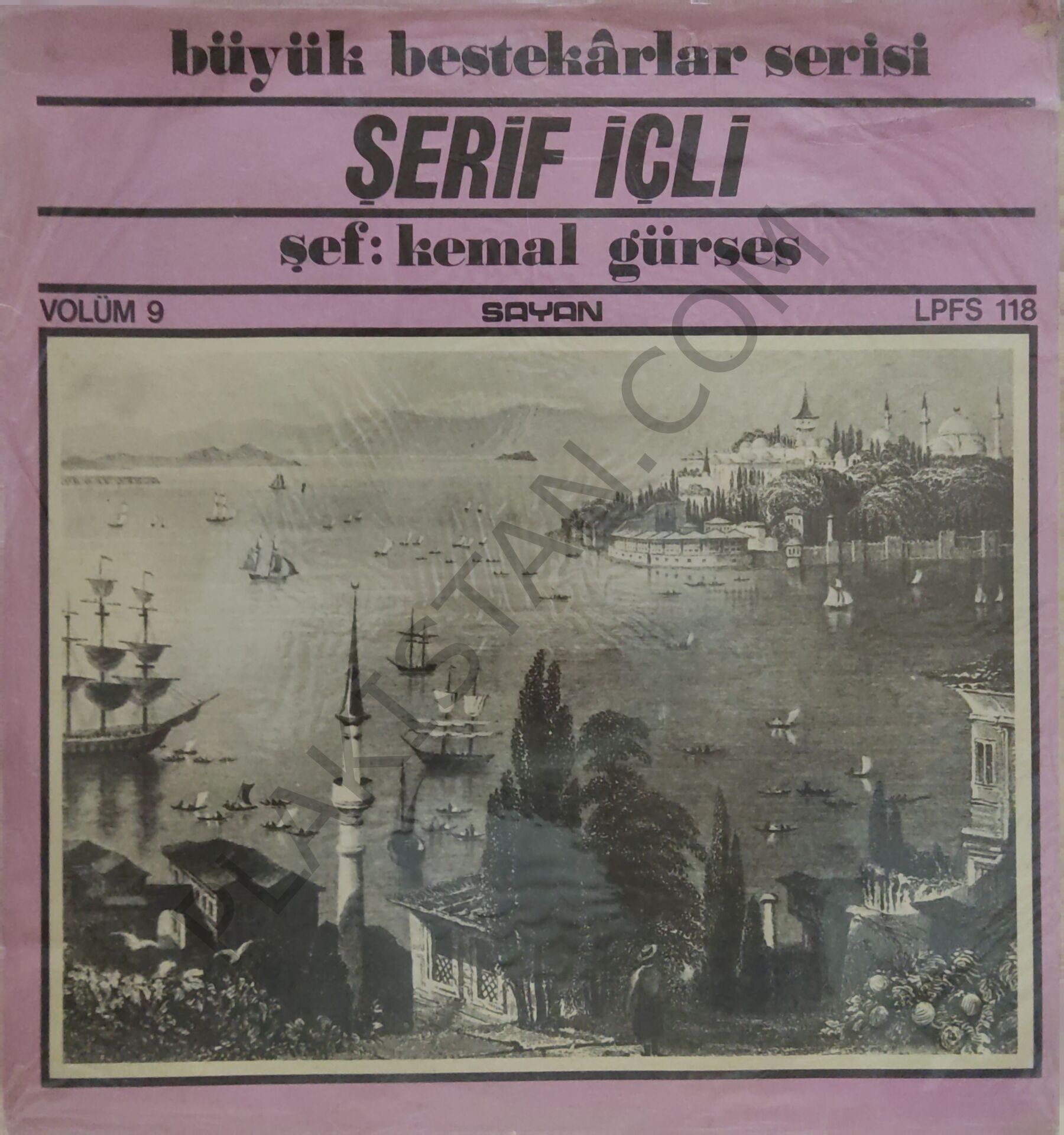 Büyük Bestekarlar Serisi - Şerif İçli Şef: Kemal Gürses Volüm 9 LP PLAK
