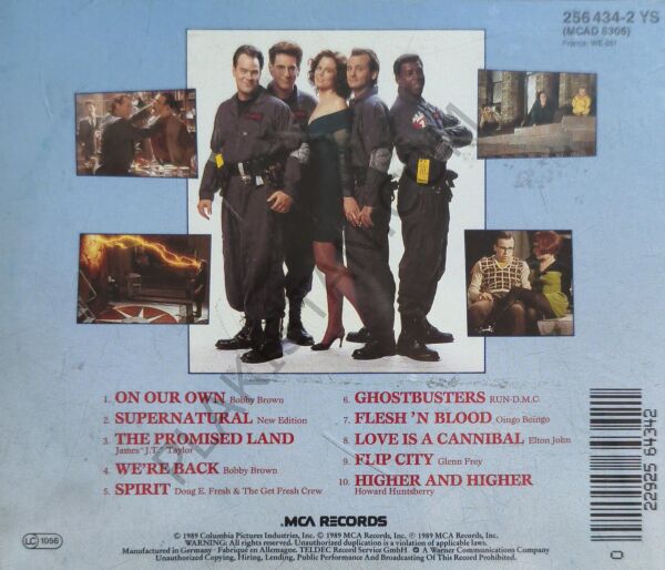 Ghostbusters II album cover More images  CD