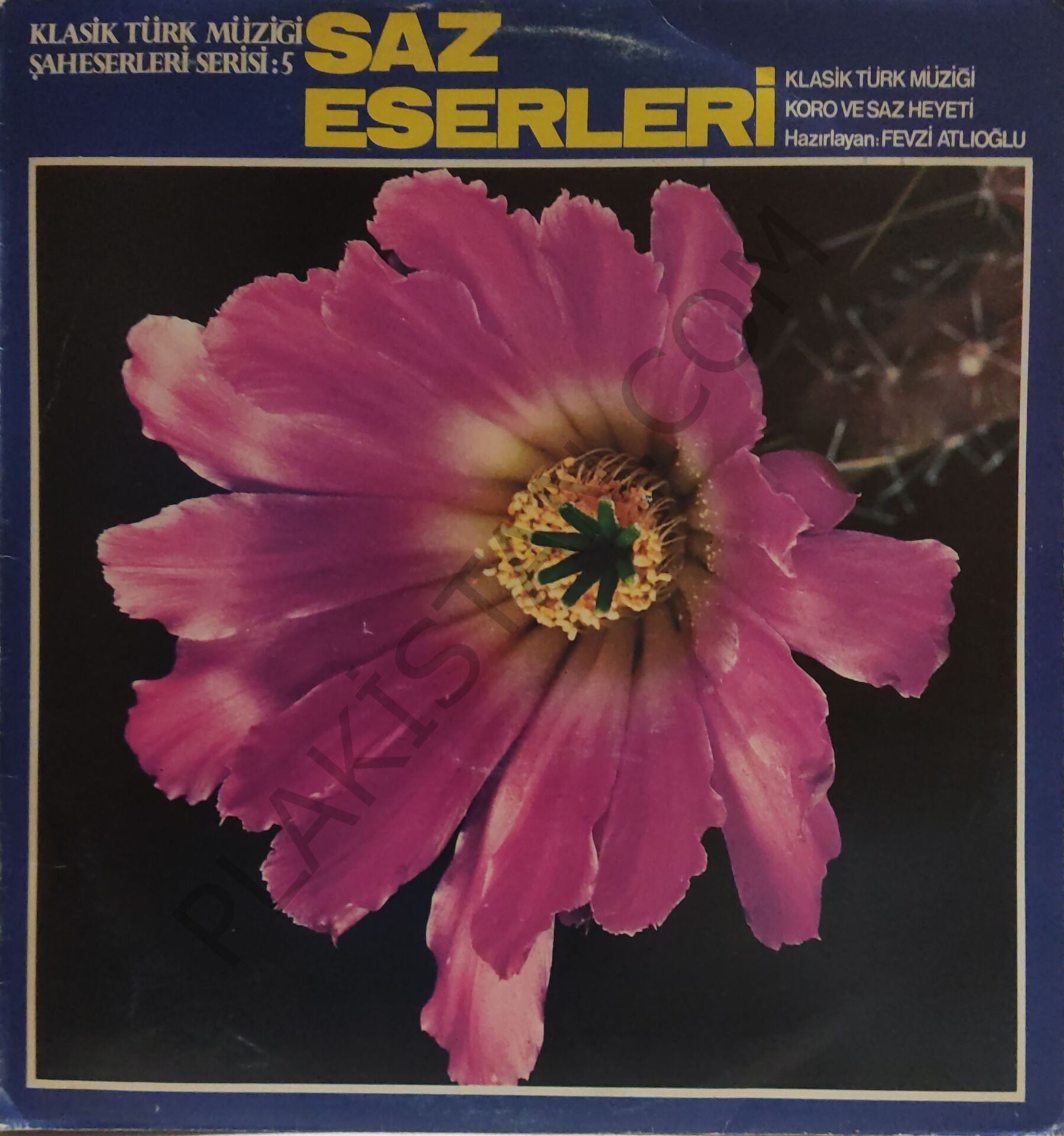 Klasik Türk Müziği Şaheserleri Serisi: 5 Saz Eserleri LP PLAK