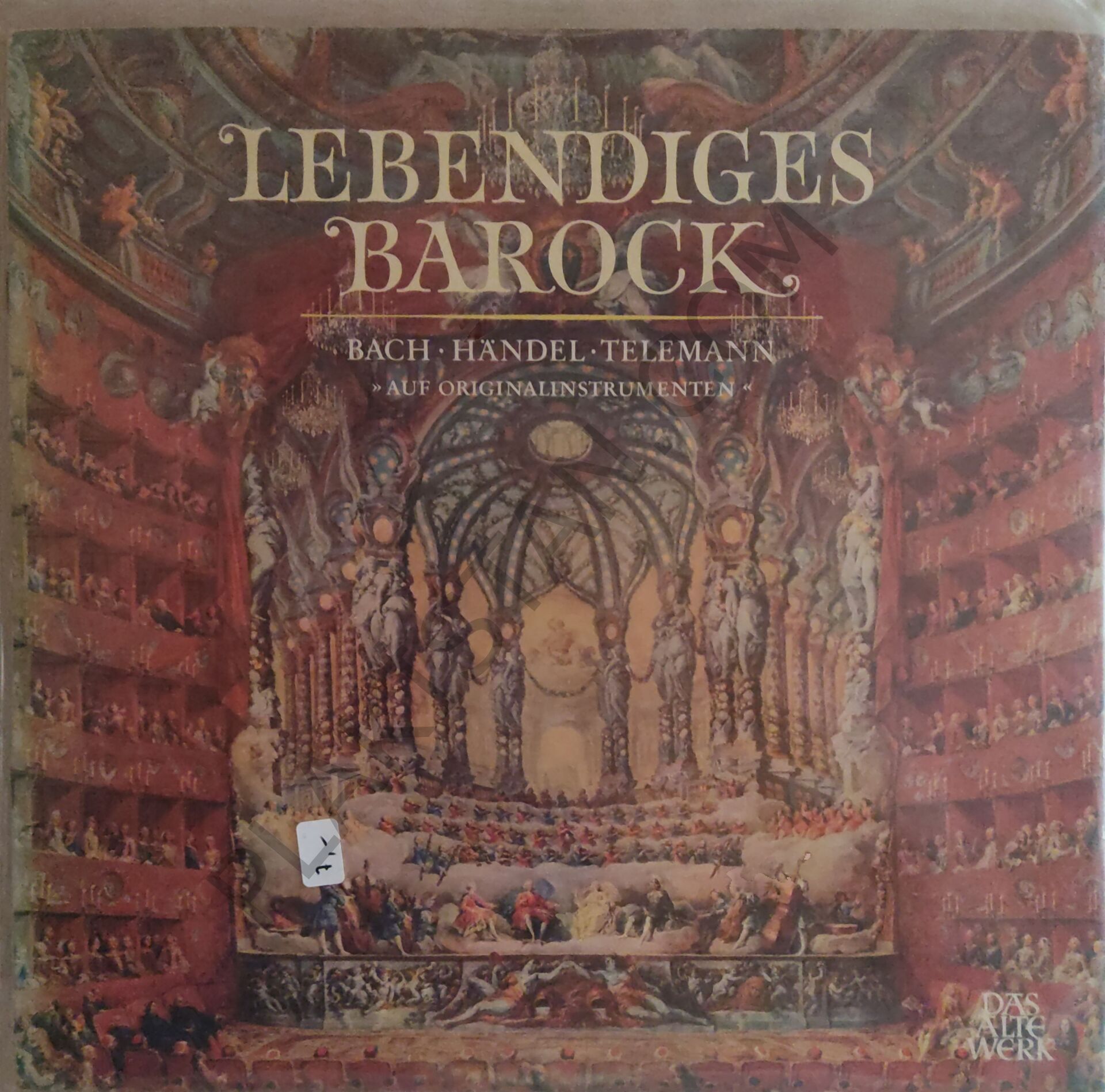 Bach · Händel · Telemann - Lebendiges Barock ''Auf Originalinstrumenten'' / LP PLAK