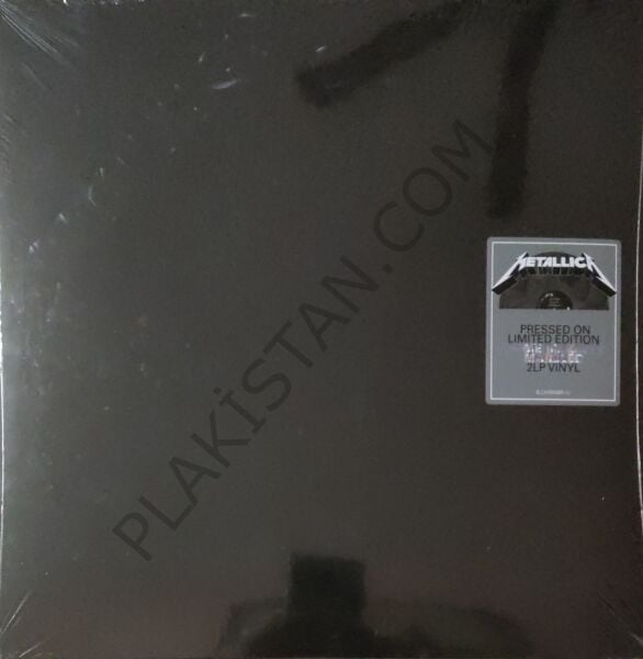 Metallica Black Limitli Baskı (Siyah Mermer Renk)Double LP