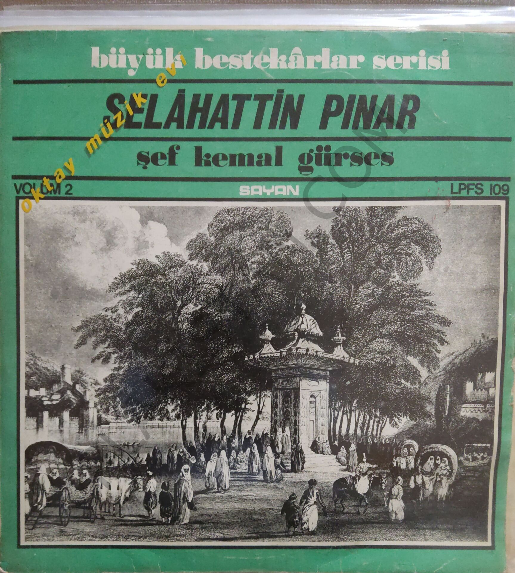 Büyük Bestekarlar Serisi Selahattin Pınar Şef Kemal Gürses LP PLAK
