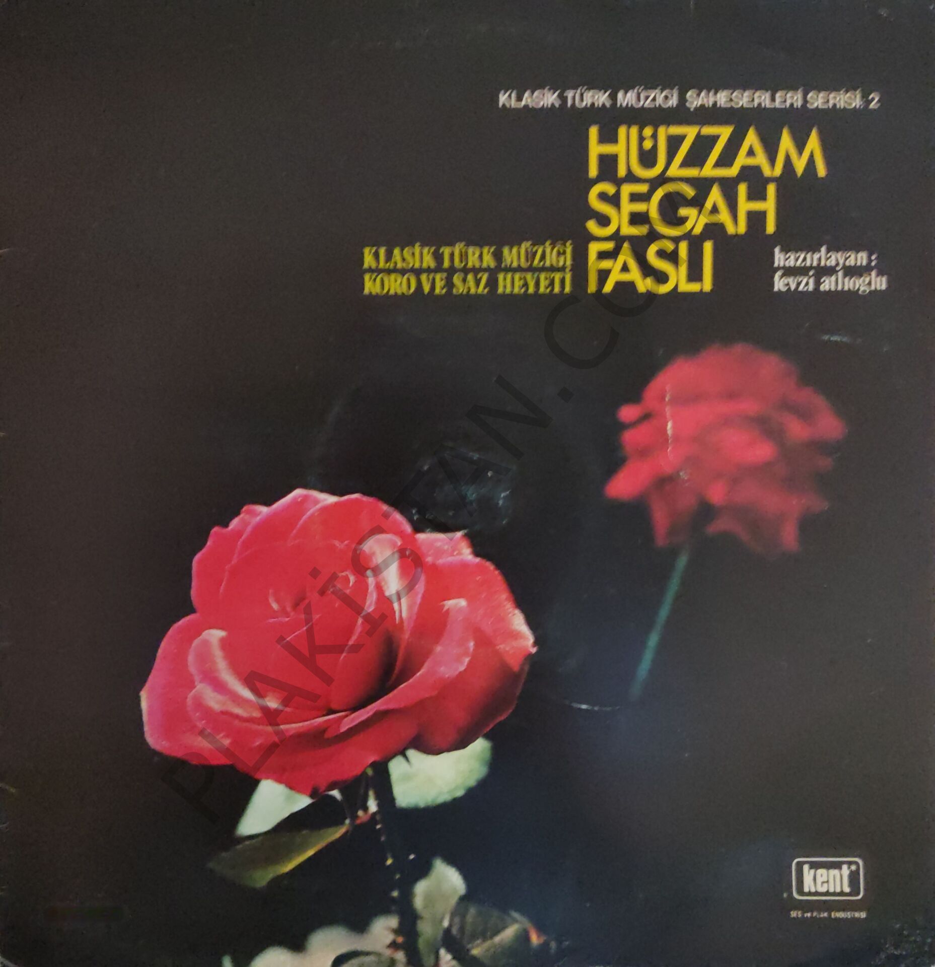 Klasik Türk Müziği Koro Ve Saz Heyeti Hüzzam Segah Faslı LP PLAK