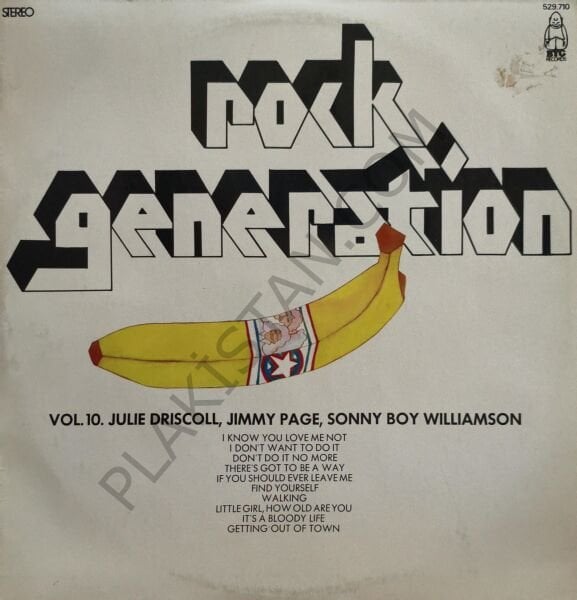 Julie Driscoll And Sonny Boy Williamson – Rock Generation Volume 10 - Plak LP