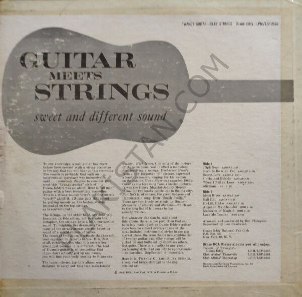 Duane Eddy - Twangy Guitar LP PLAK