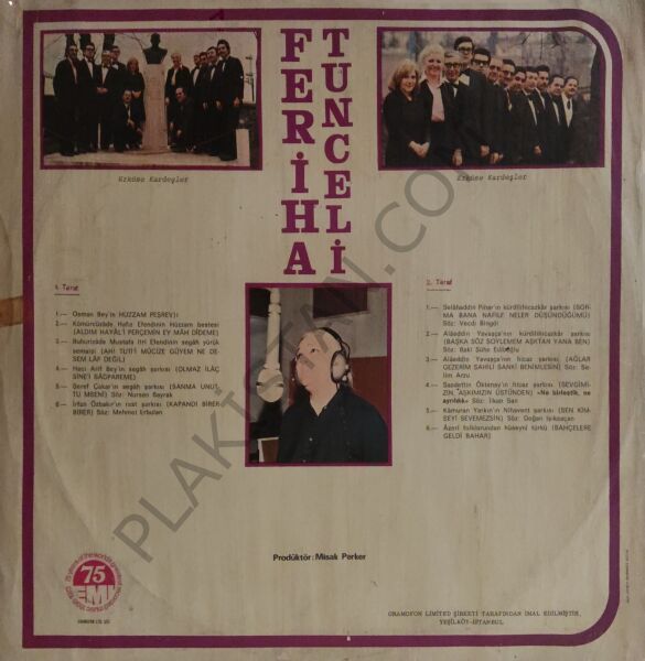 Feriha Tunceli - Harman LP PLAK