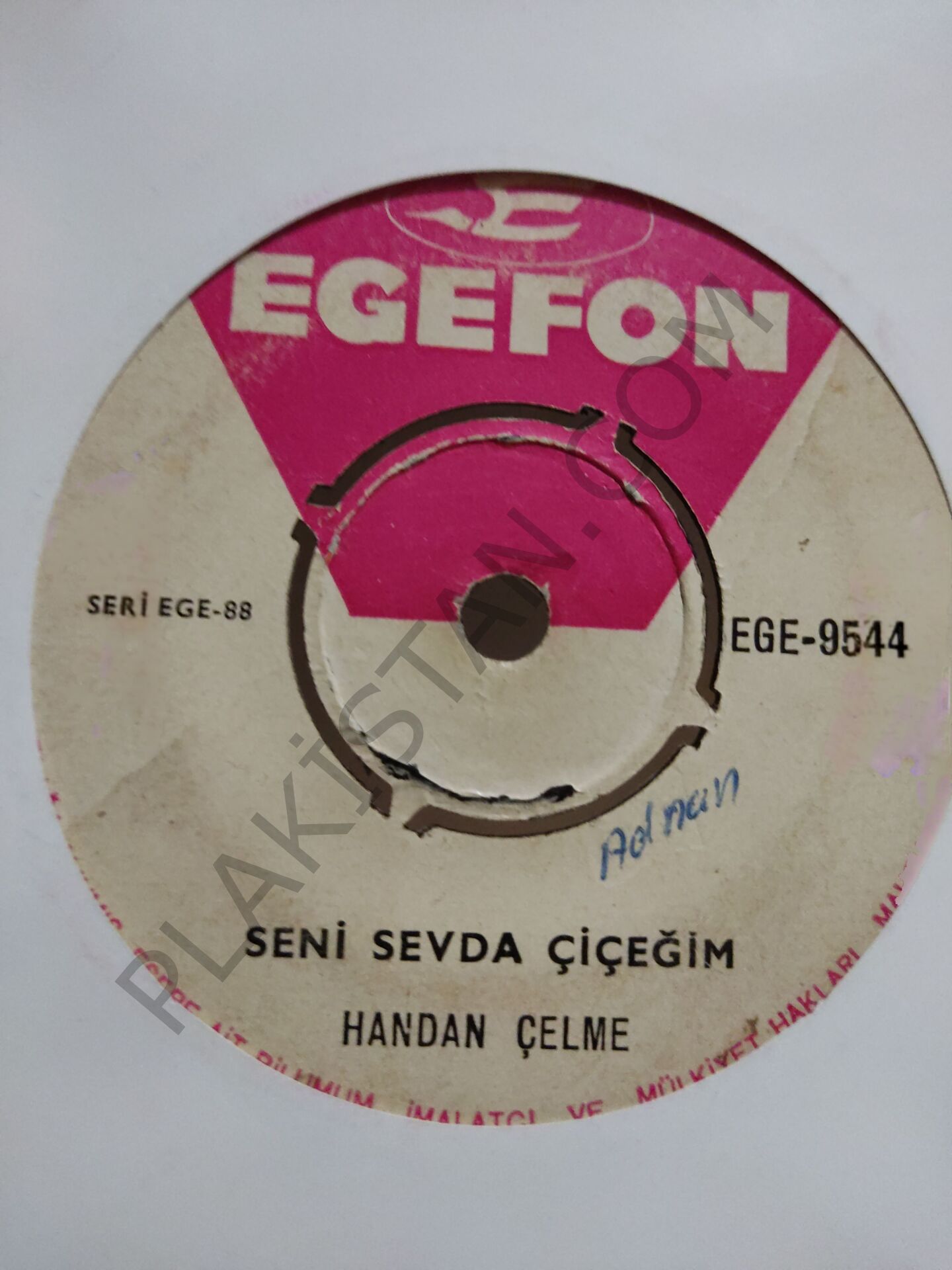 Handan Çelme - Seni sevda çiçeğim 45 lik PLAK