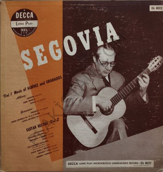 Andrés Segovia – Guitar Solos LP PLAK