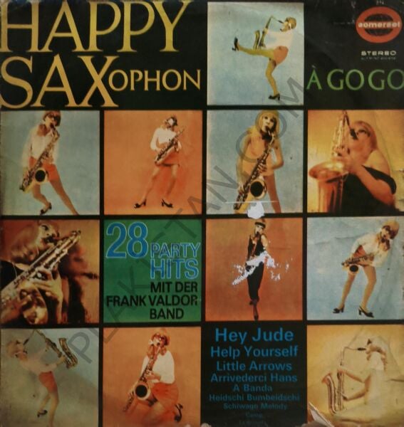 Frank Valdor Band – Happy Saxophon A Go Go / 28 Party Hits LP PLAK