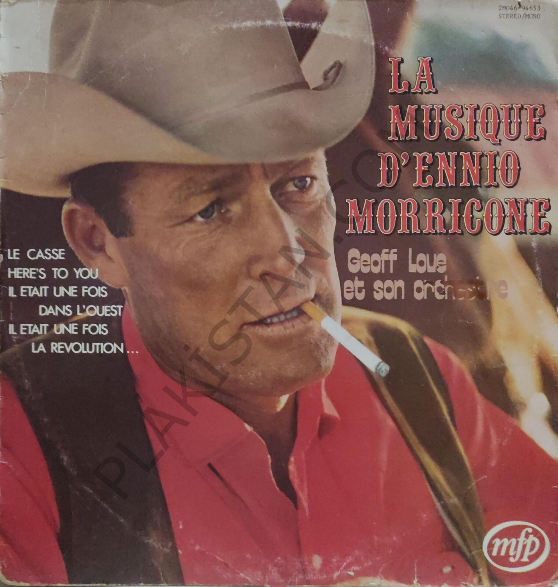 Geoff Love Et Son Orchestre* – La Musique D'Ennio Morricone LP PLAK