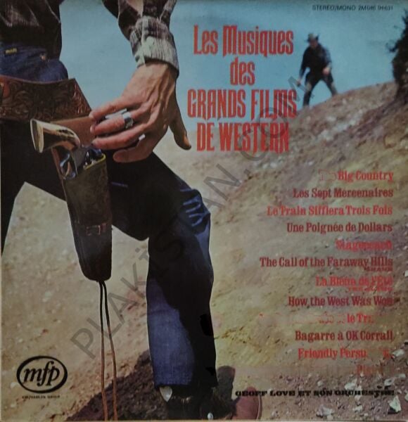 Les Musiques Des Grands Films De Western Soundtrack LP PLAK