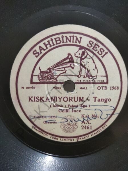 Celâl İnce - Sensiz Kaldığım Geceler - 78 devir taş plak
