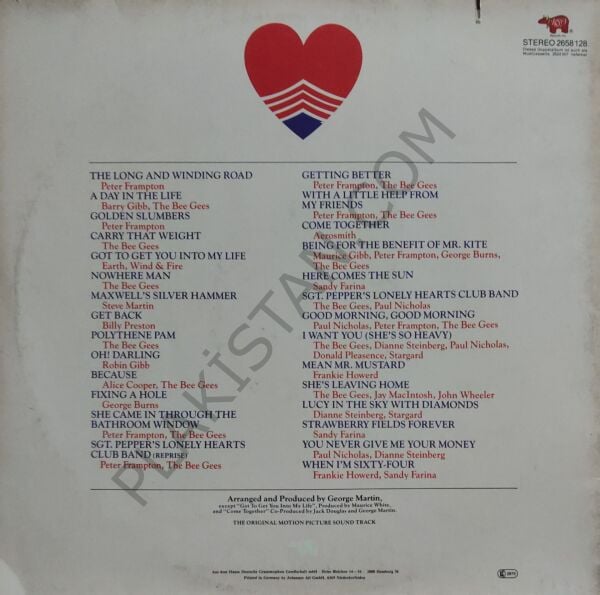 Bee Gees, Peter Frampton – Sgt. Peppers Lonely Hearts Club Band LP PLAK