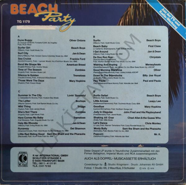 Various – Beach Party 2 LP PLAK